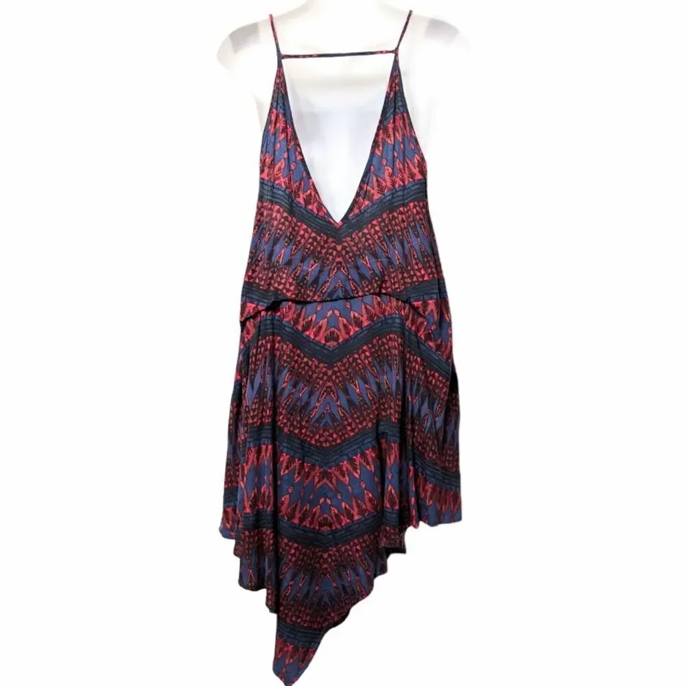 FREE PEOPLE Strappy Asymmetrical Hem Dress S